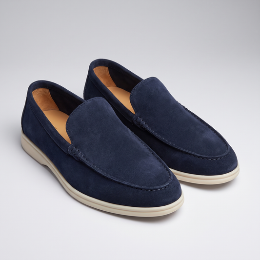 Aiden Classic Loafer - Navy Blue