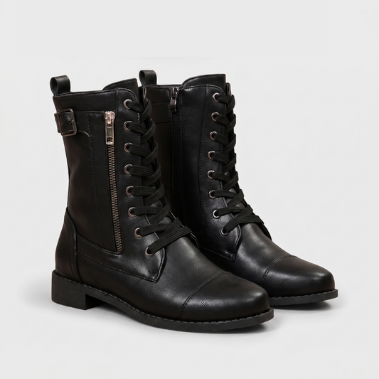 Ainsworth Leather-Look Boots