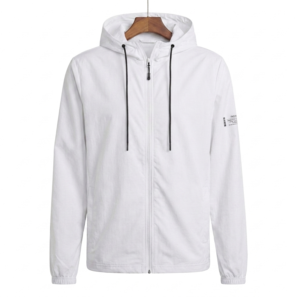 Alder Shield Windbreaker - White