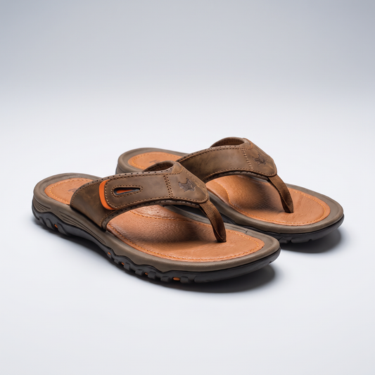 Alderstone Grip-Sole Sandals - Brown