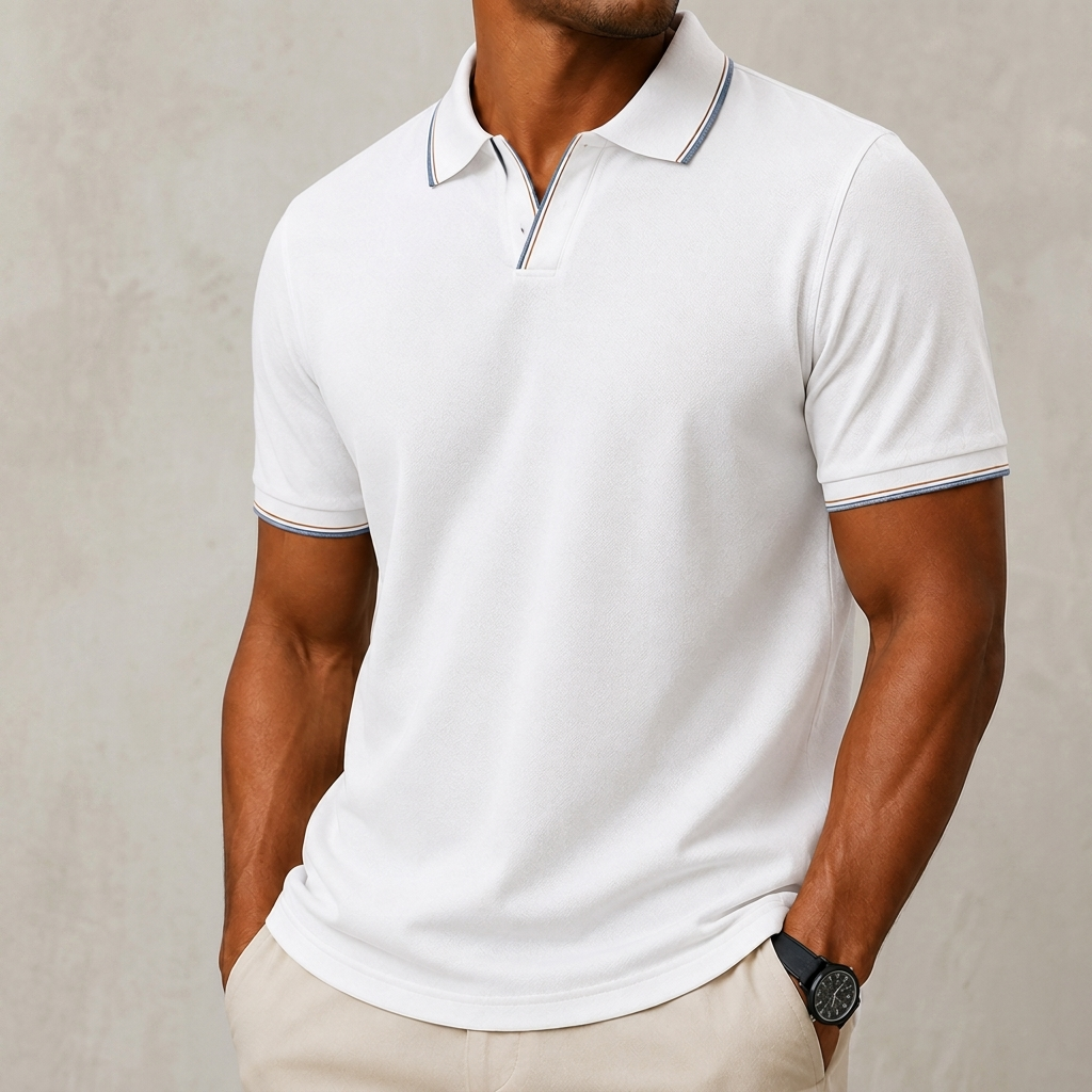Alverwick Soft-Touch Polo Shirt - White