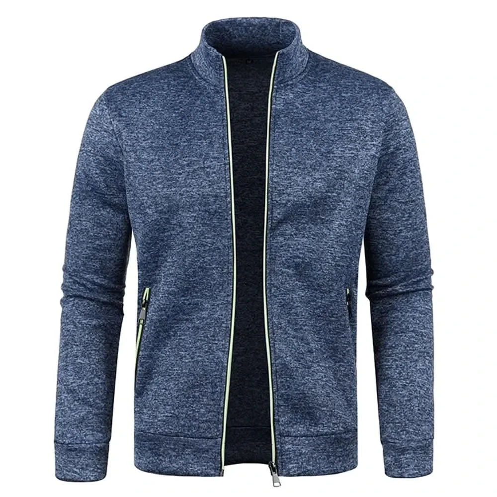 Ashcombe Street Zip Jacket - Navy Blue