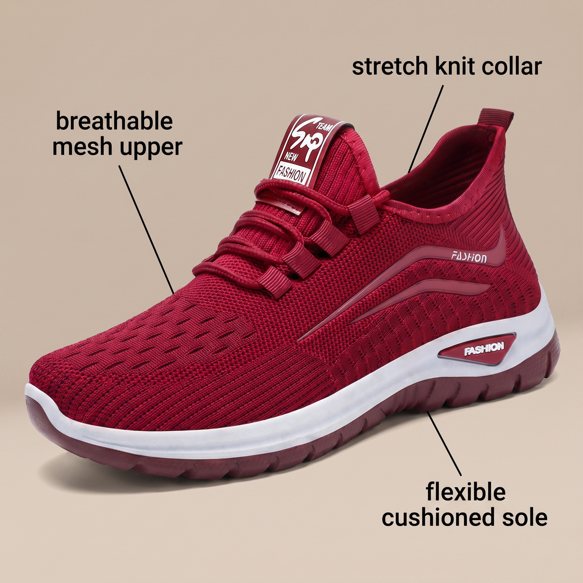 Aveline Mesh Walking Trainers