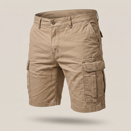 Carson Cargo Shorts - Beige