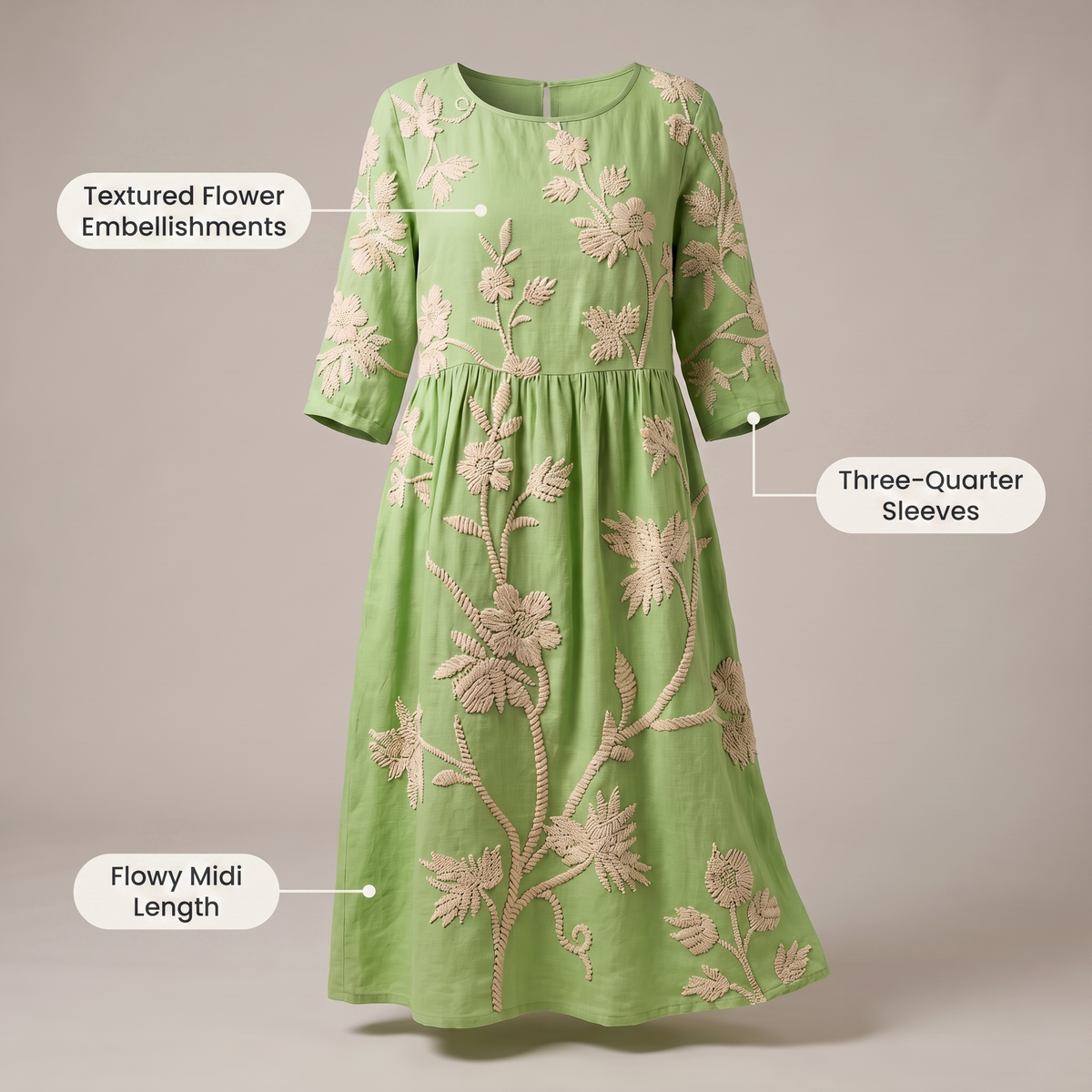 Casual Vintage Dress