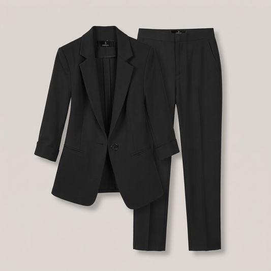 Chloe Blazer & Trouser Set - Black