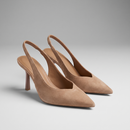 Clara Comfort Heels - Beige