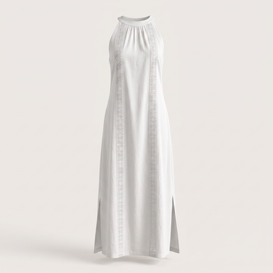 Clara Midi Dress - White