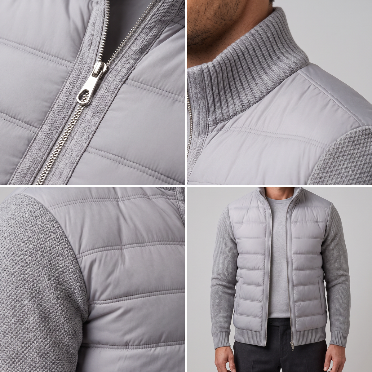 Cosy Textured Padded Jacket