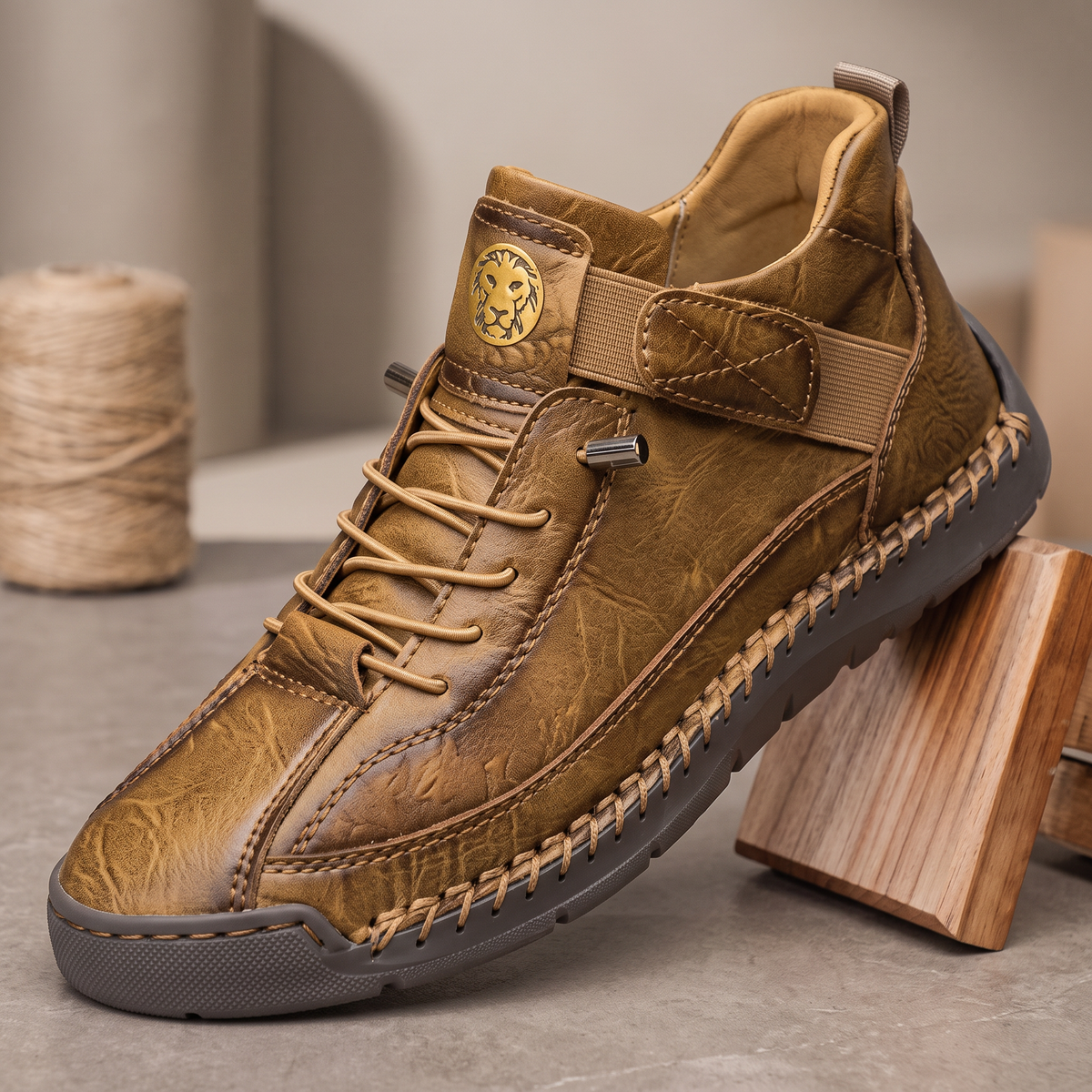 Drayford High-Top Comfort Boots - Yellow