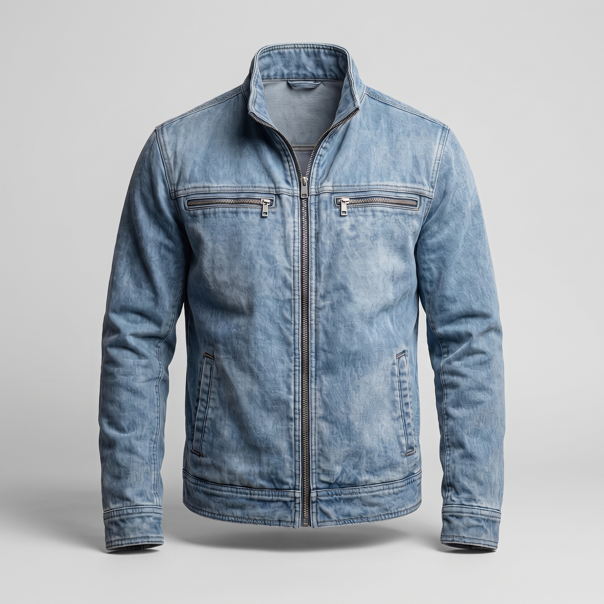 Durable Everyday Zip Jacket - Blue