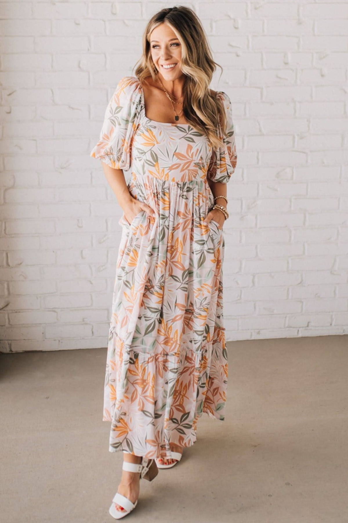 Elara Floral Maxi Dress