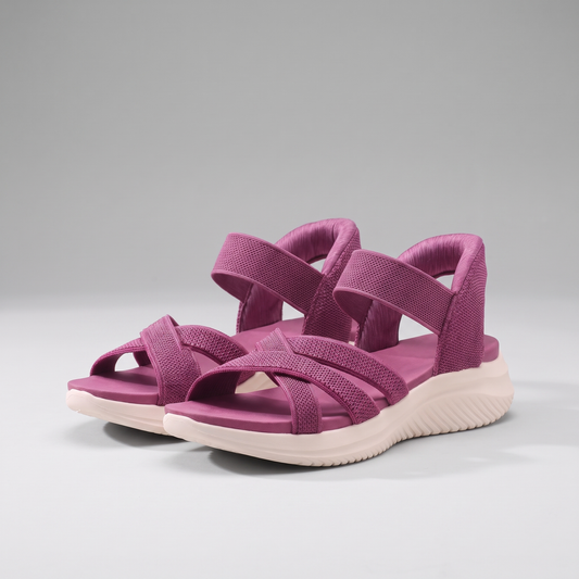 Elmswick Ultra-Flex Knit Sandals - Pink