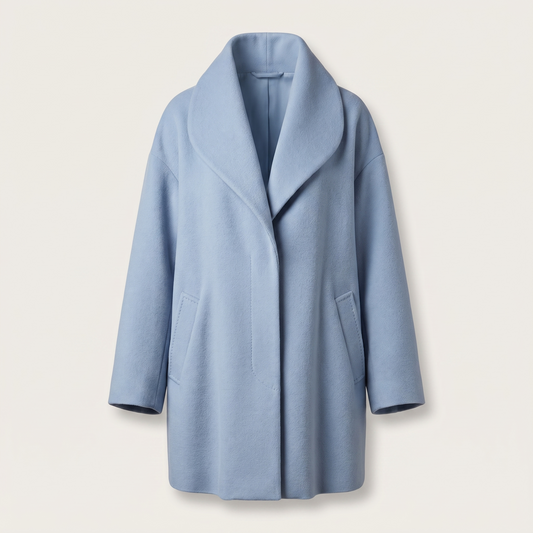Emma Weather-Ready Wool Jacket - Blue