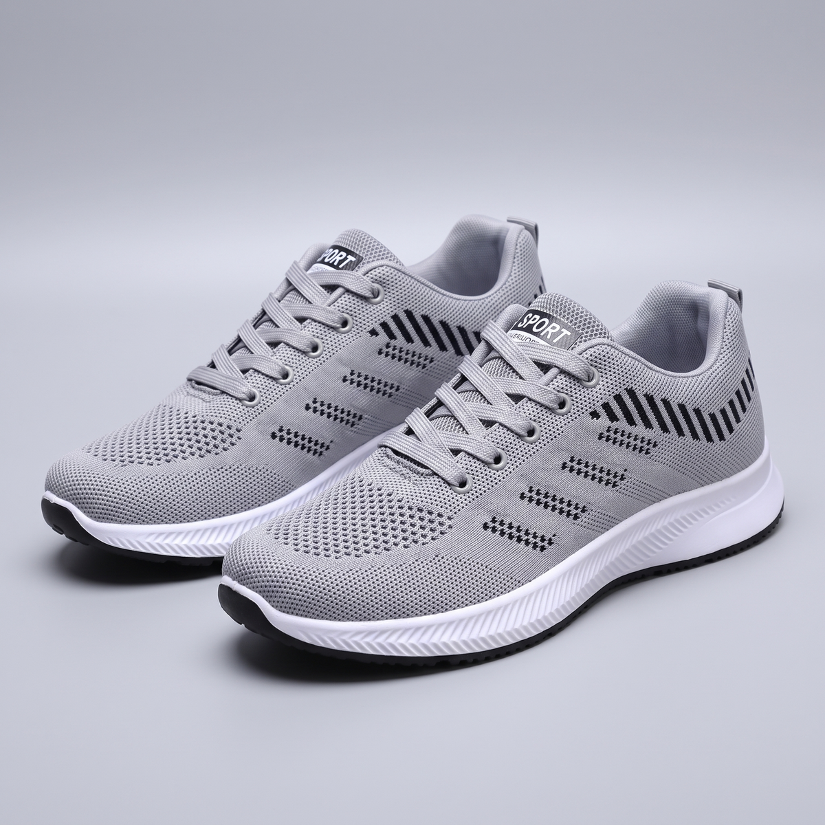 Hadley Breeze Mesh Trainers - Grey