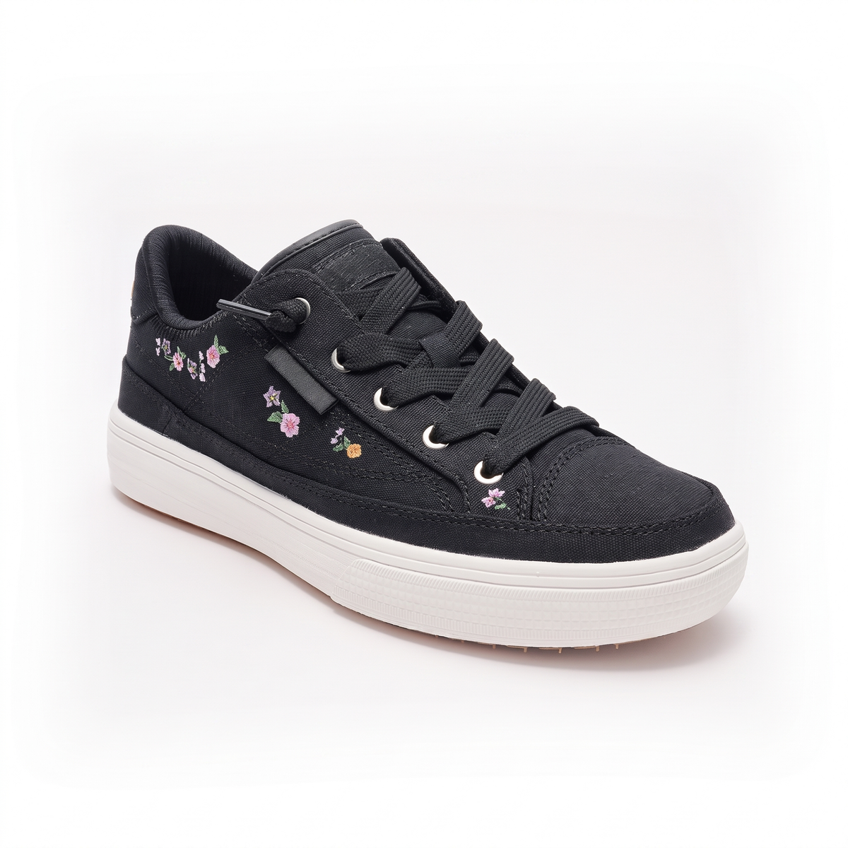 Hartness Embroidered Comfort Trainers - Black