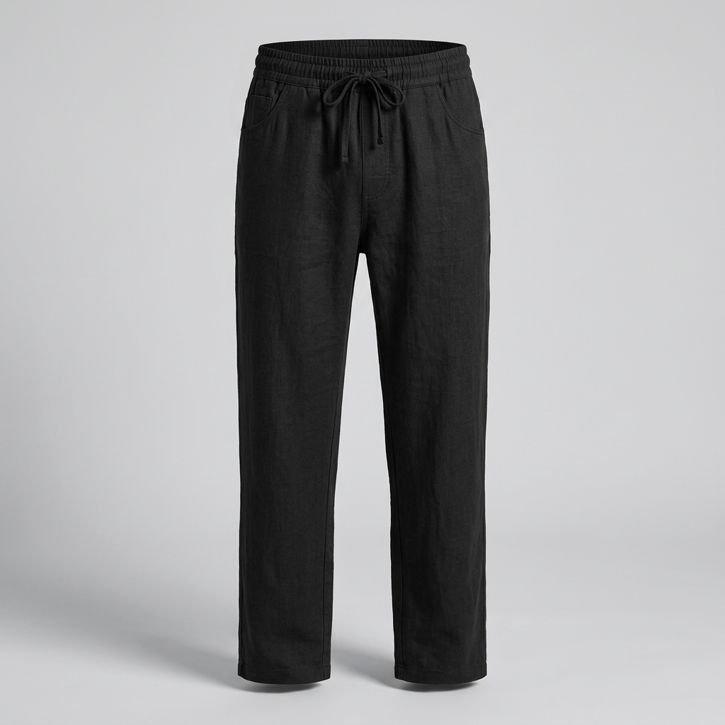 Hastings Casual Summer Trousers - Black