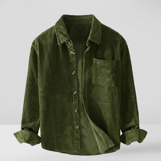Hawthorne Corduroy Shirt - Green