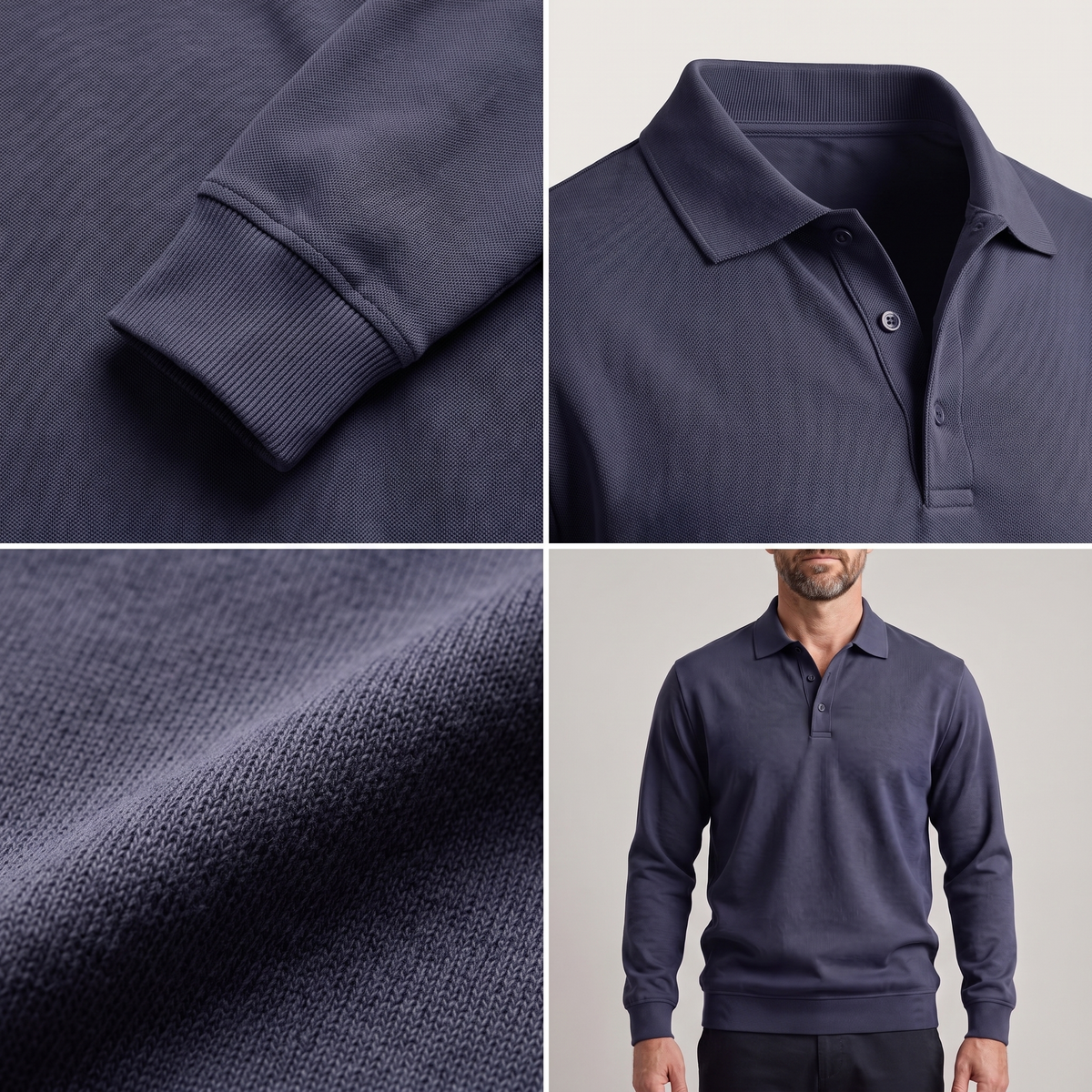 Heritage Cotton Polo Jumper
