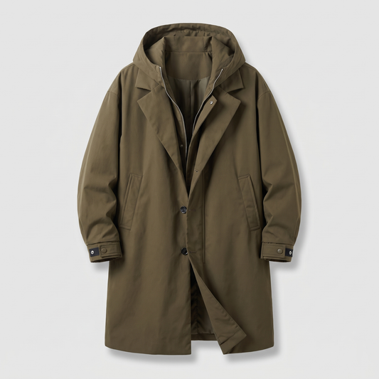Kensington Overcoat - Army Green