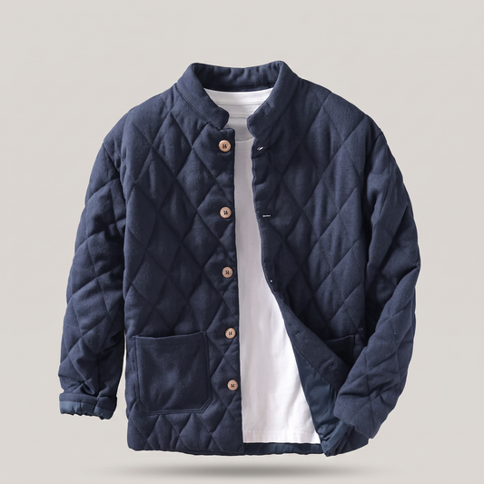 Kingsley Quilted Jacket - Blue