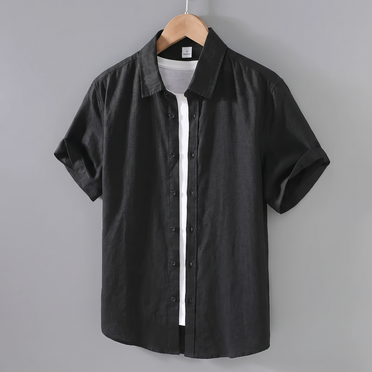 Kingsmead Breathable Cotton Shirt - Black