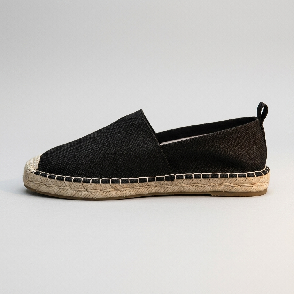 Kingswell Premium Summer Slip-Ons - Black