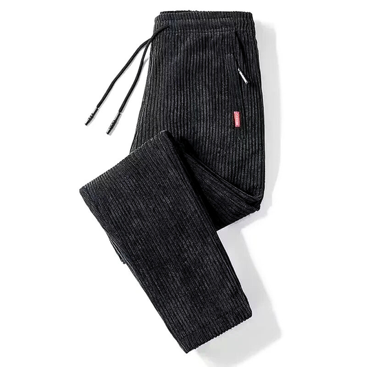Lansbury Corduroy Trousers - Obsidian Black