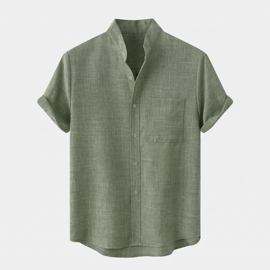 Leandro Sunshine Shirt - Emerald Green