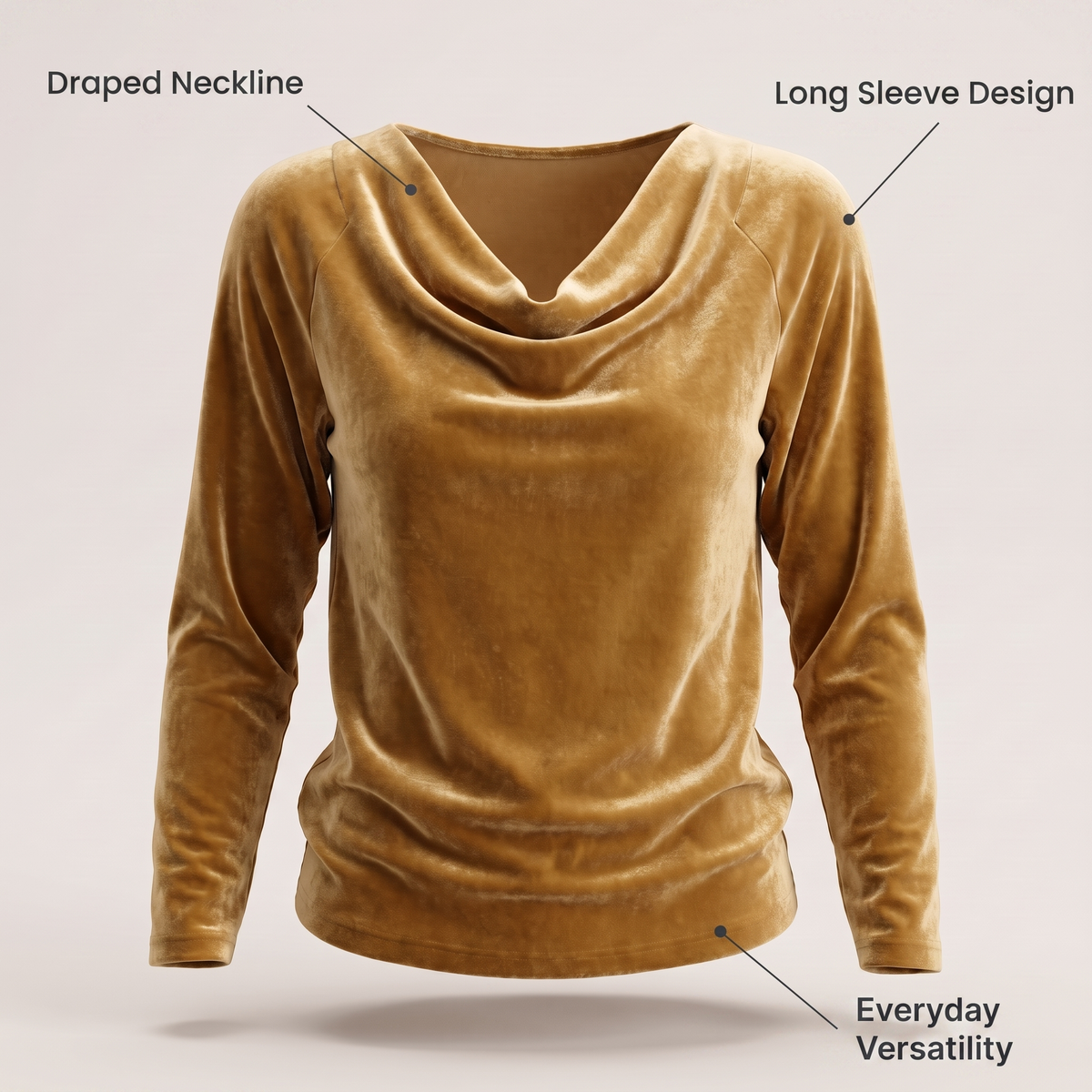 Lily Velvet Elegance Top