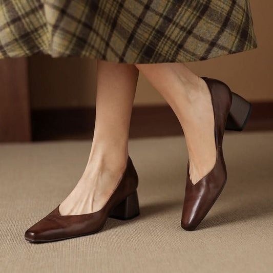 Livia Luxe Pumps - Brown