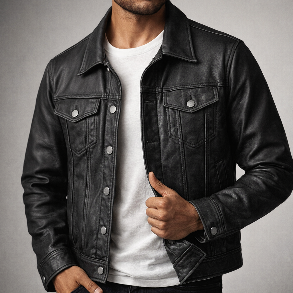 Locke Leather-Look Jacket