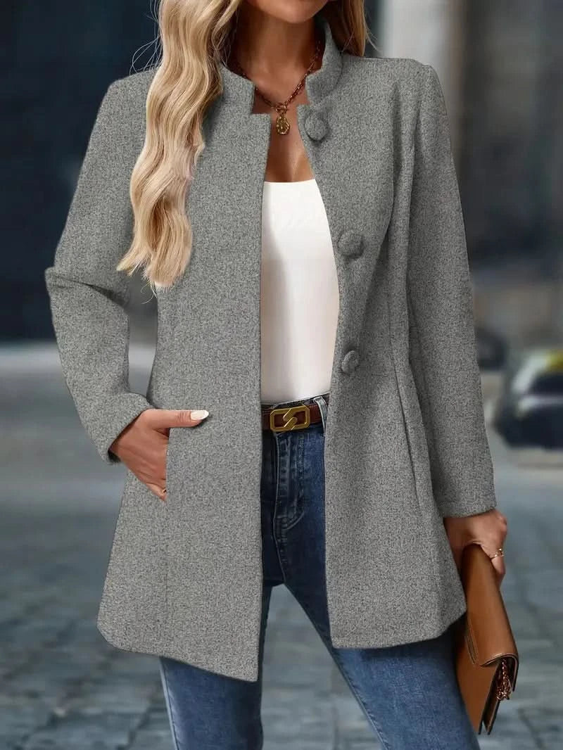Lorielle Tailored Blazer - Grey