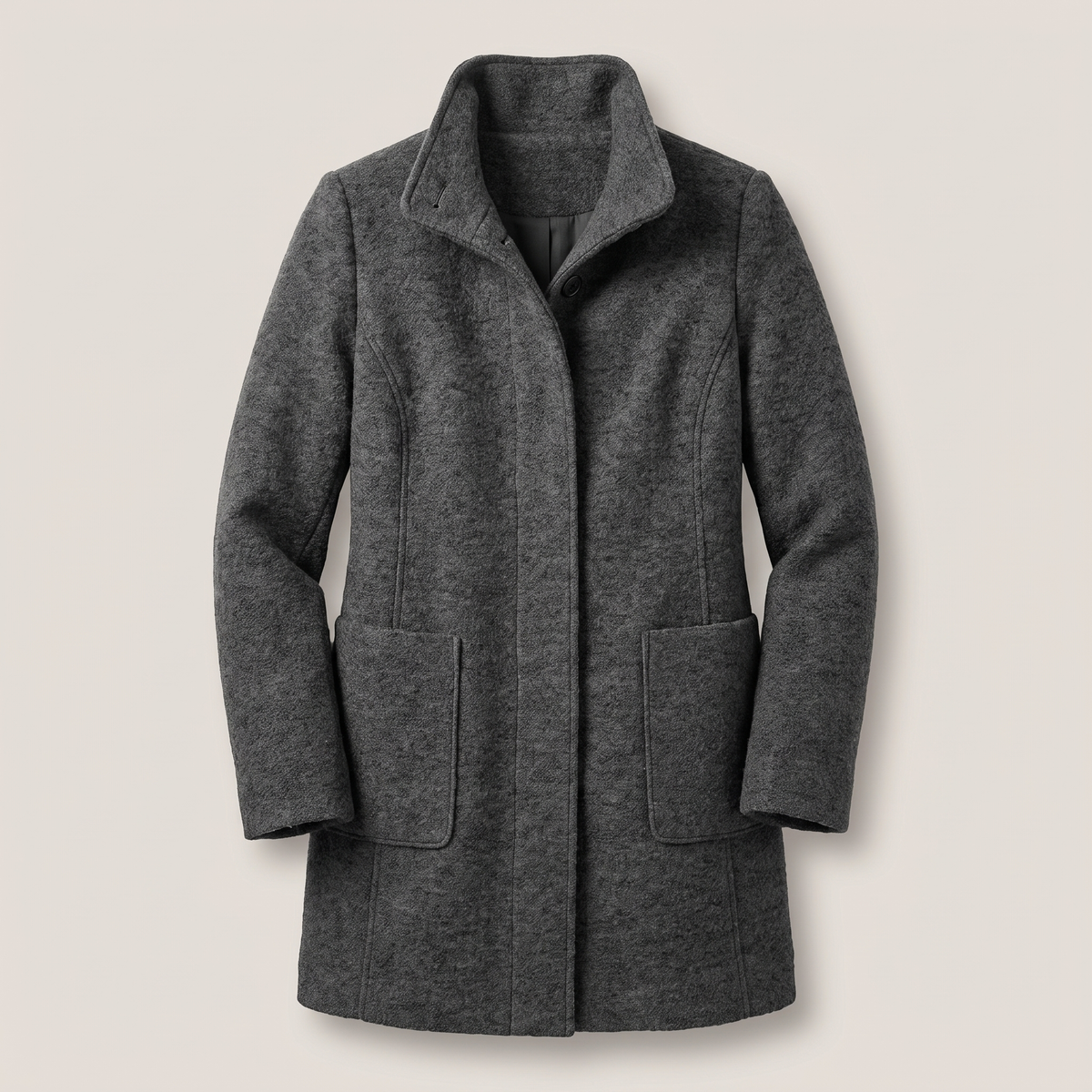 Margot Modern Longline Coat - Black