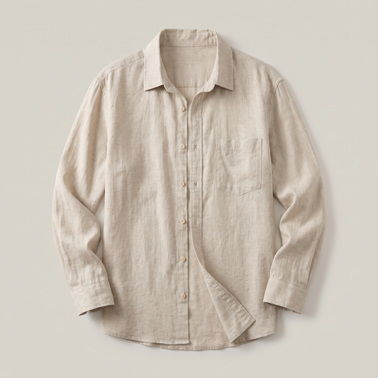 Mariner Linen Shirt - Beige
