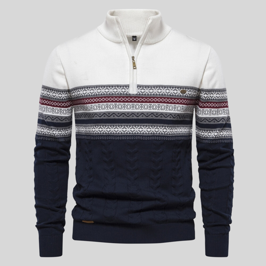 Marlow Cotton Sweater - White