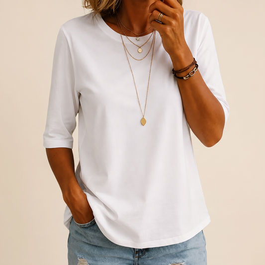 Marlowe Everyday Comfort Top - White
