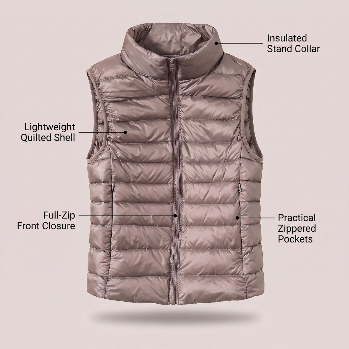 Penelope Weather-Ready Puffer Vest