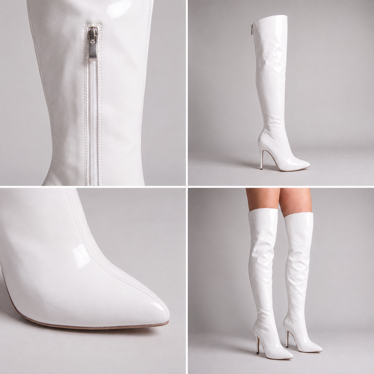 Pointed Toe Knee High Boots