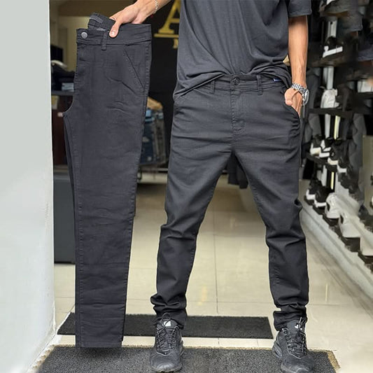 Riverside Slim Trousers - Black
