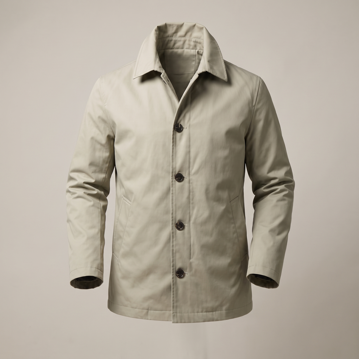 Smart Weather-Ready Rain Coat - Khaki