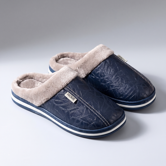 Solenne Comfort Slides - Navy