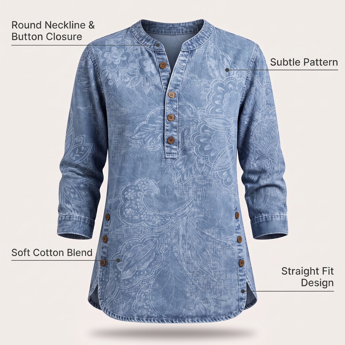 Sophie Elegant Button Blouse