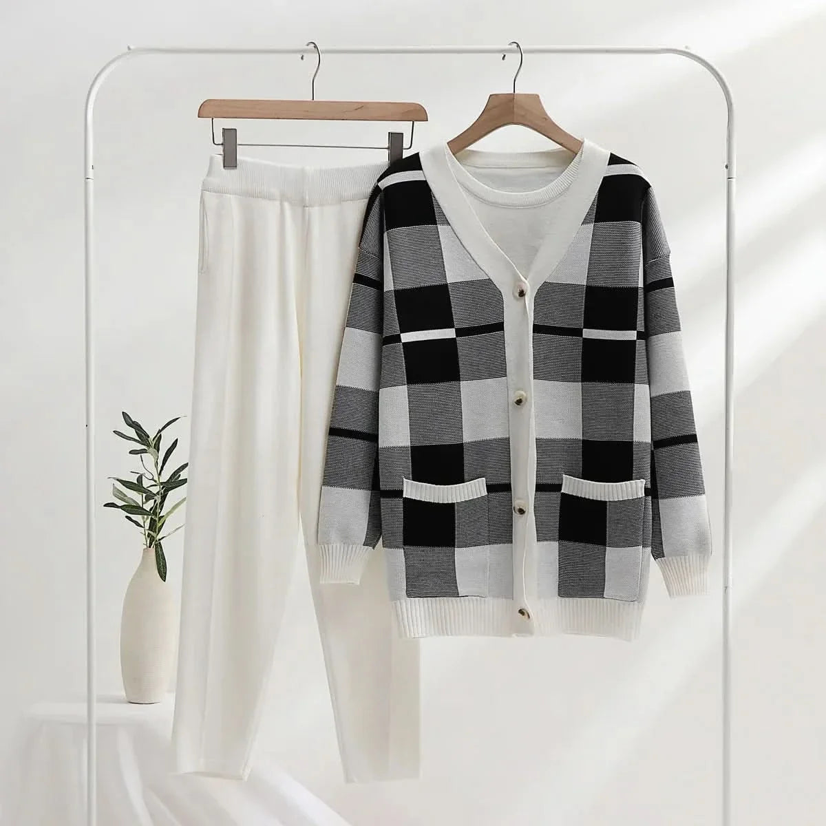 Sunday Soft-Knit 3-PIECE Set - White