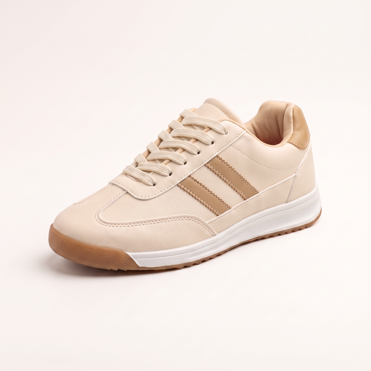Vellford White Urban Trainers - Tempo Contrast