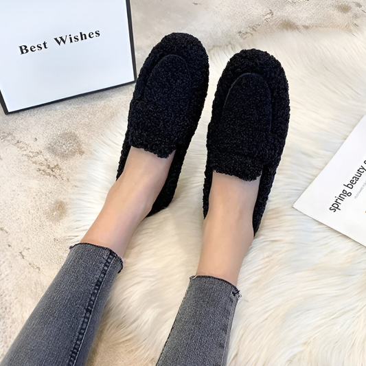 Vellora Cosy Loafers - Black
