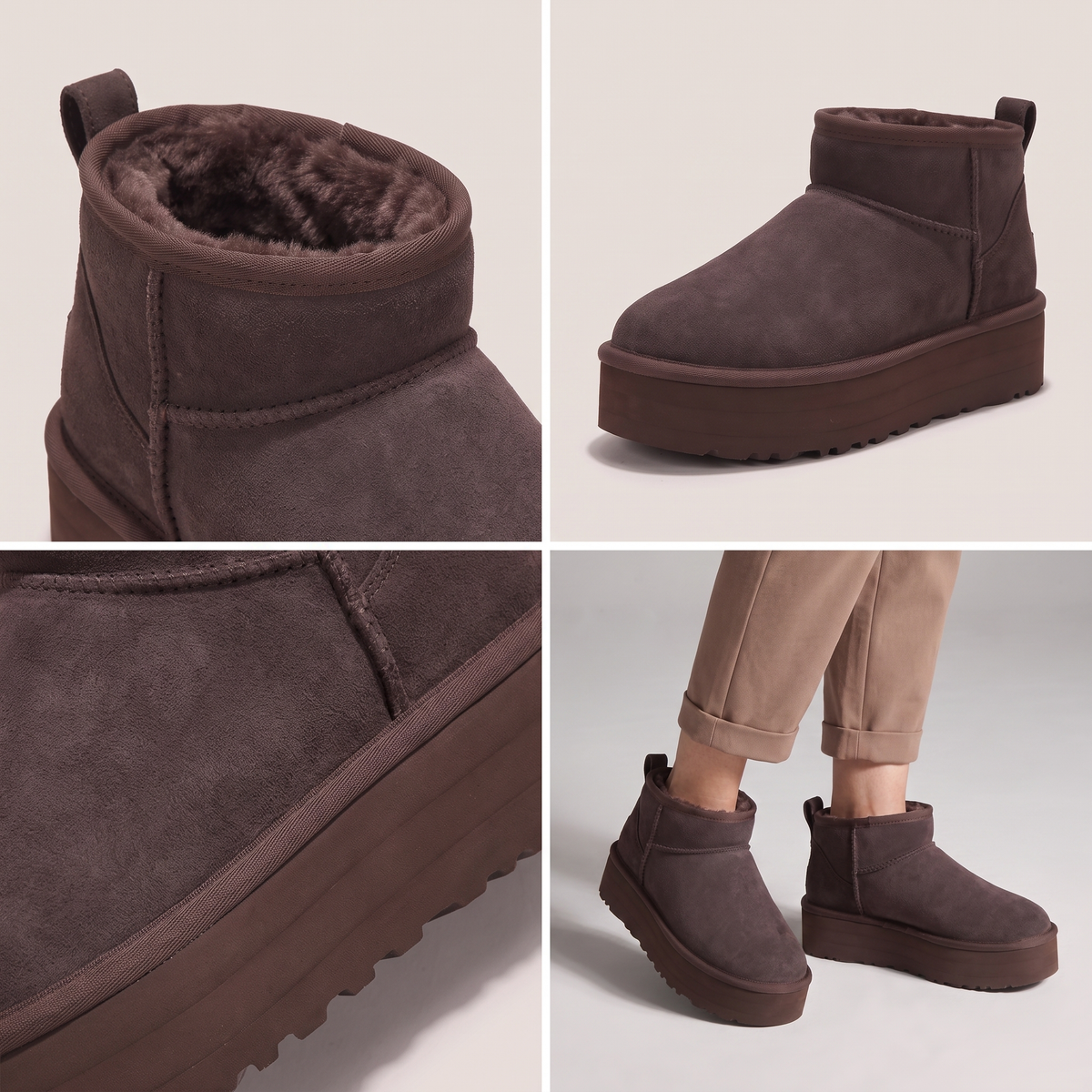 Warm-Lined Ankle Boots