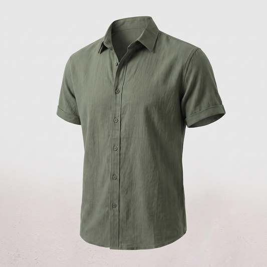 Aiden Premium Classic Fit Shirt - Army Green