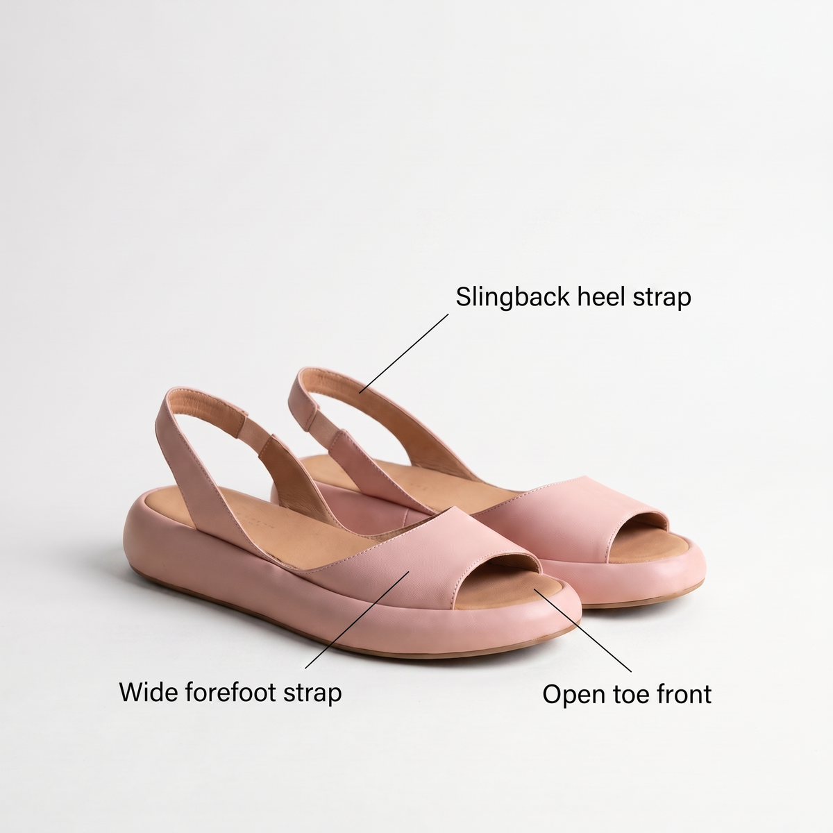 Ainsley Easy-Wear Flat Sandals
