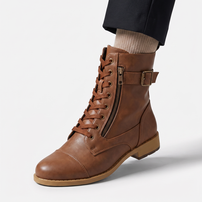 Ainsworth Leather-Look Boots